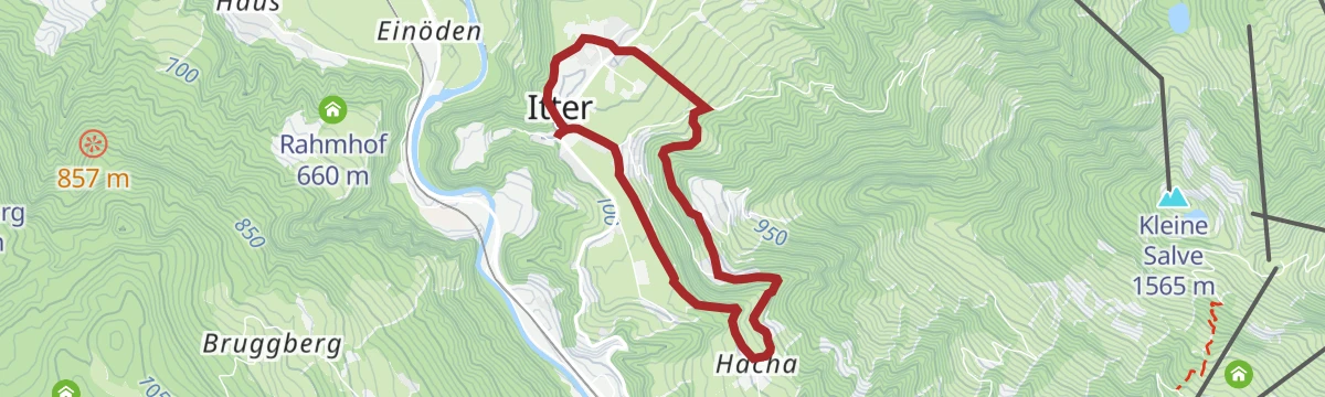 Route map: Lindweg